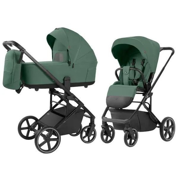 Дитяча коляска 2в1 - CARRELLO ALFA 2 В 1 CRL-6522 MEADOW GREEN  CARRELLO ALFA 2В1 CRL-6522 MEADOW GREEN  фото