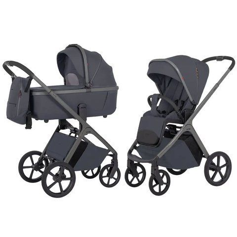 Дитяча коляска 2в1 - CARRELLO VECTOR CRL-6550 2В1 PLUM GREY CARRELLO VECTOR CRL-6550 2В1 PLUM GREY фото