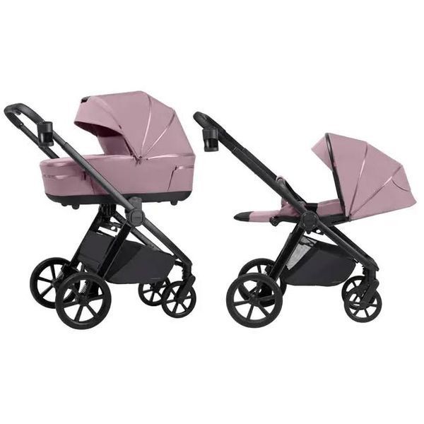Детская коляска 2в1 - CARRELLO OMEGA + 2в1 CRL-6540 GALAXY PINK  CARRELLO OMEGA 2в1 CRL-6540 GALAXY PINK  фото