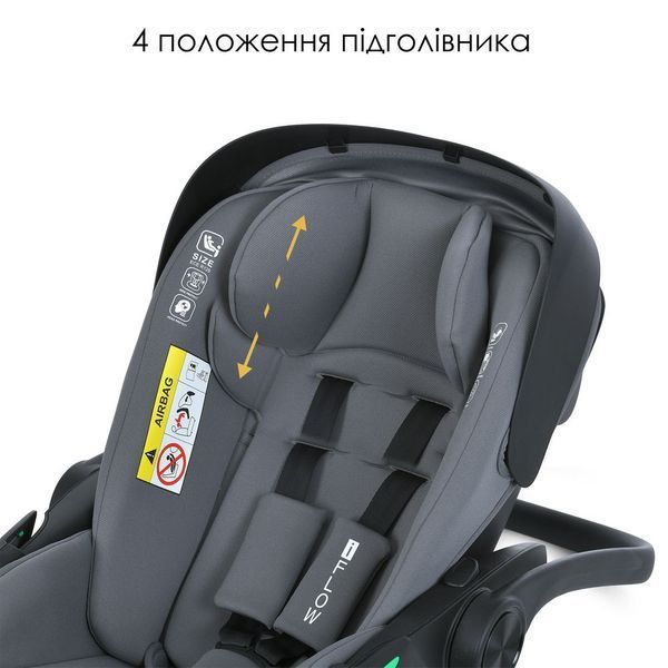 АВТОКРЕСЛО EL CAMINO I-FLOW ME 1198 I-SIZE BLACK (0-13 кг) 434 фото