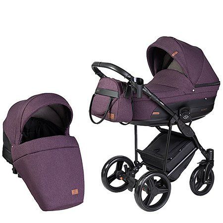 Детская коляска 2в1 DISCOVERY RESPECT фиолетовая color-7 575 фото