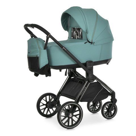 Дитяча коляска 2в1 - EL CAMINO ME 1124-3 PRESTIGE JADE GREEN  EL CAMINO ME 1124-3 PRESTIGE JADE GREEN  фото