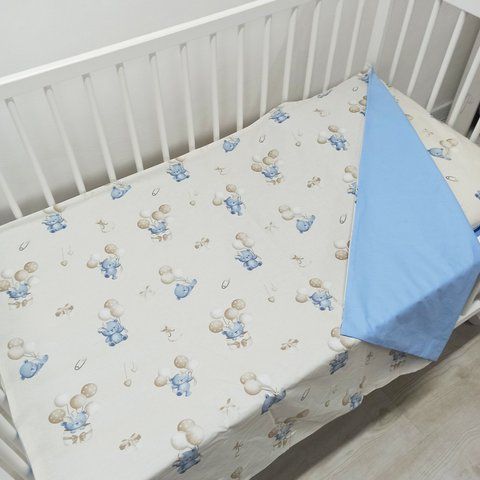 Змінна постіль - 026 блакитні ведмедики ЗП-026 фото