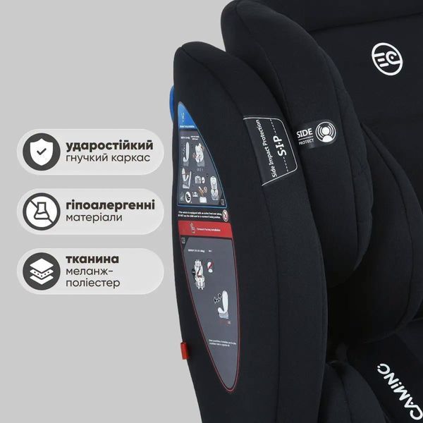 Автокресло EVEREST ISOFIX  360&ordm; ME 1114 Black (0-36 кг) Авт EVEREST ISOFIX ME 1114  фото