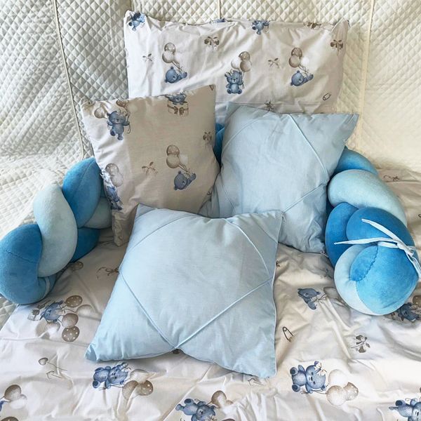 Набор постельного белья Royal Sleep голубий с мишками НП-ROYAL Sleep Г. фото