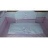 Зайка - набор постельного белья в кроватку с вышивкой (8 предметов)