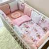 Набор постельного белья Малыш жирафик розовый