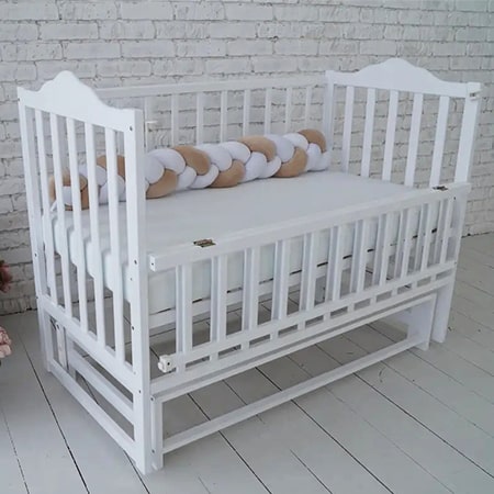 Дитяче ліжко Карпати-Люкс біле