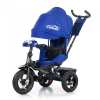 Cayman-Blue c пультом - модель стильного велосипеда с надувными колесами, мягким поворотным сиденьем и большим капюшоном