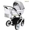 Детская коляска 2в1 Amadeo - это новейшая модель с богатой комплектацией, обшита брендовой тканью а пастельных тонах.